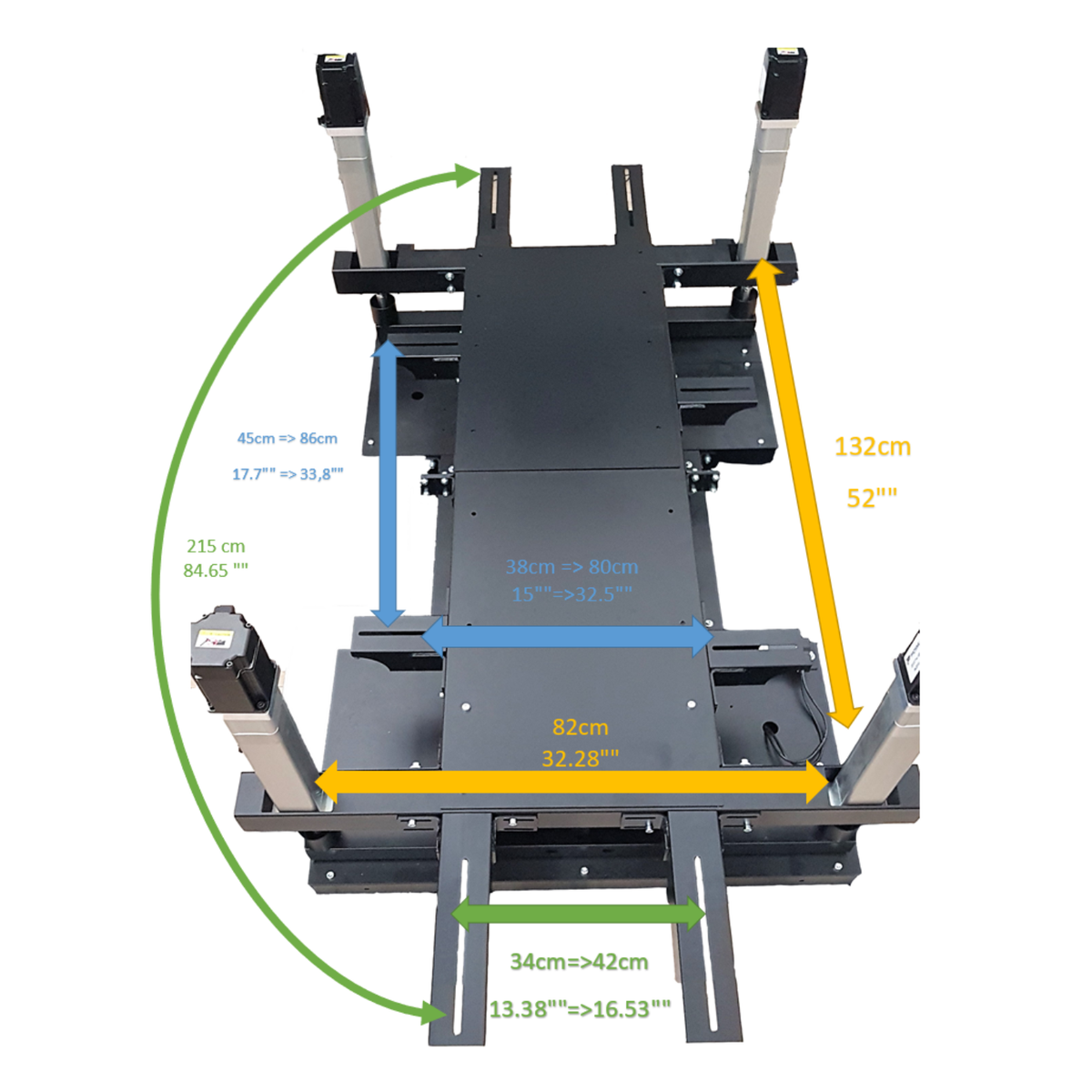 ProSimu P5MP | 4DOF Motion Platform | PRS200 Actuators ProSimu