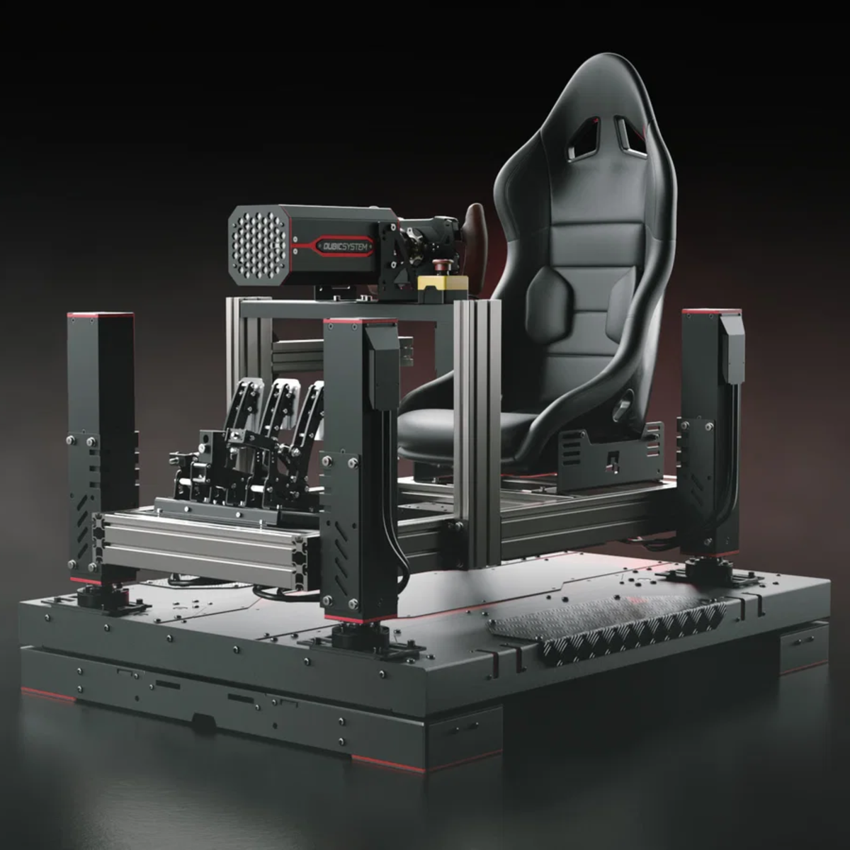 Qubic System 5DOF Motion Set | QS-210/QS-220 + QS-CH2 | Surge & Yaw