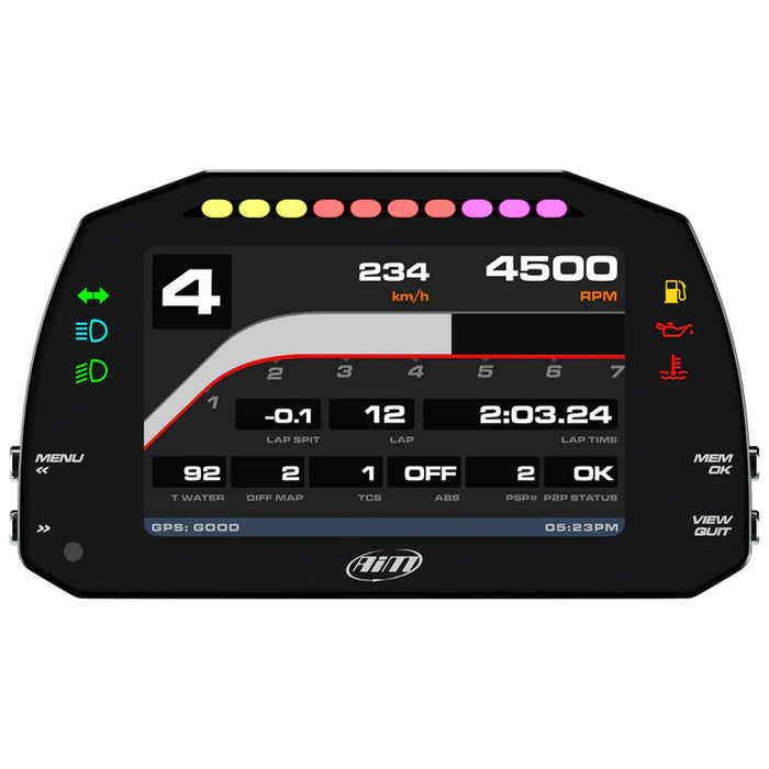 AIM MXS 1.3 Strada 5" NON Logging Digital Dash Display