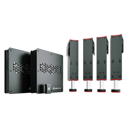 Qubic System 5DOF Motion Set | QS-210/QS-220 + QS-CH2 | Surge & Yaw Qubic System