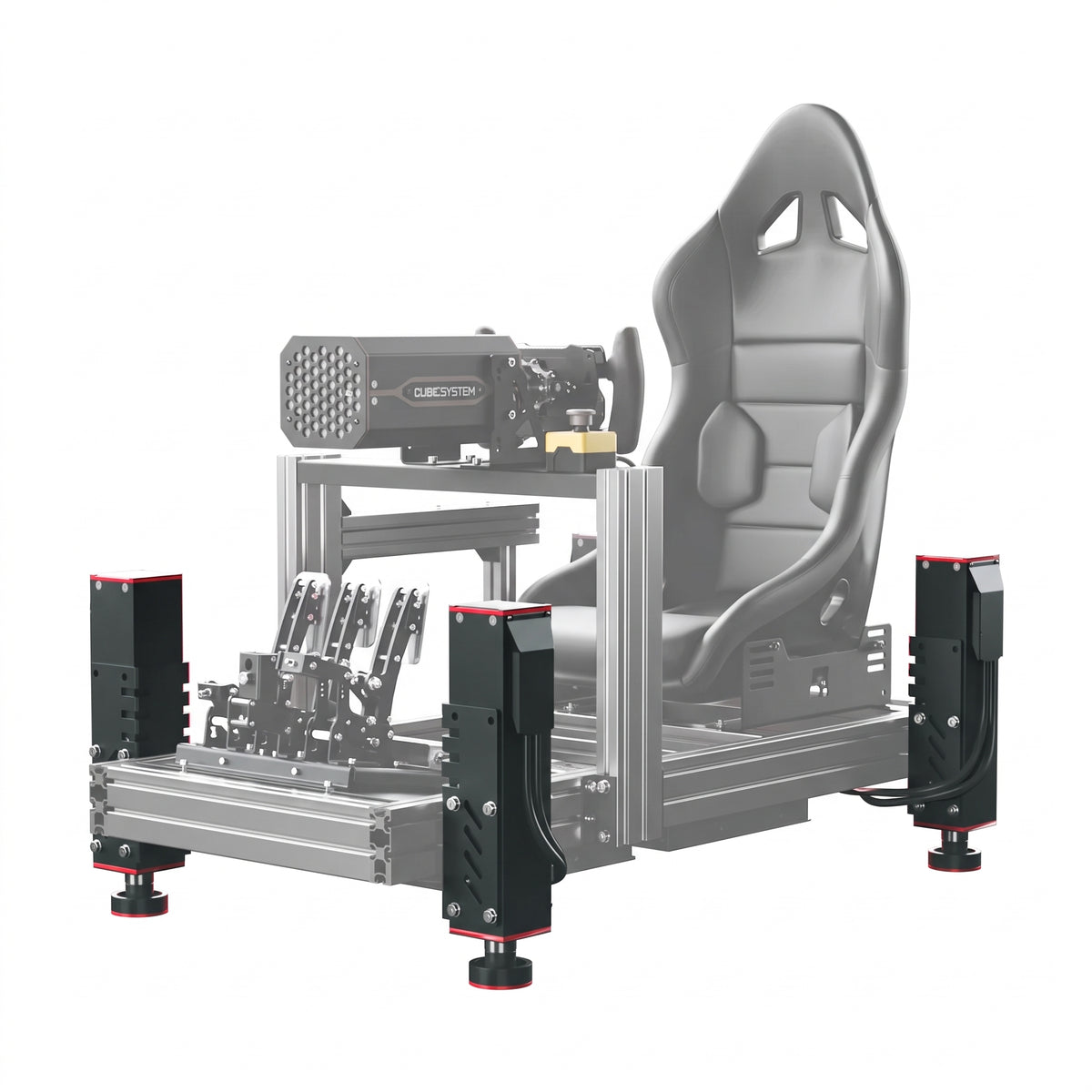 Qubic System 3DOF Motion Set | QS-210/QS-220 | True Heave | 4 Actuators Qubic System