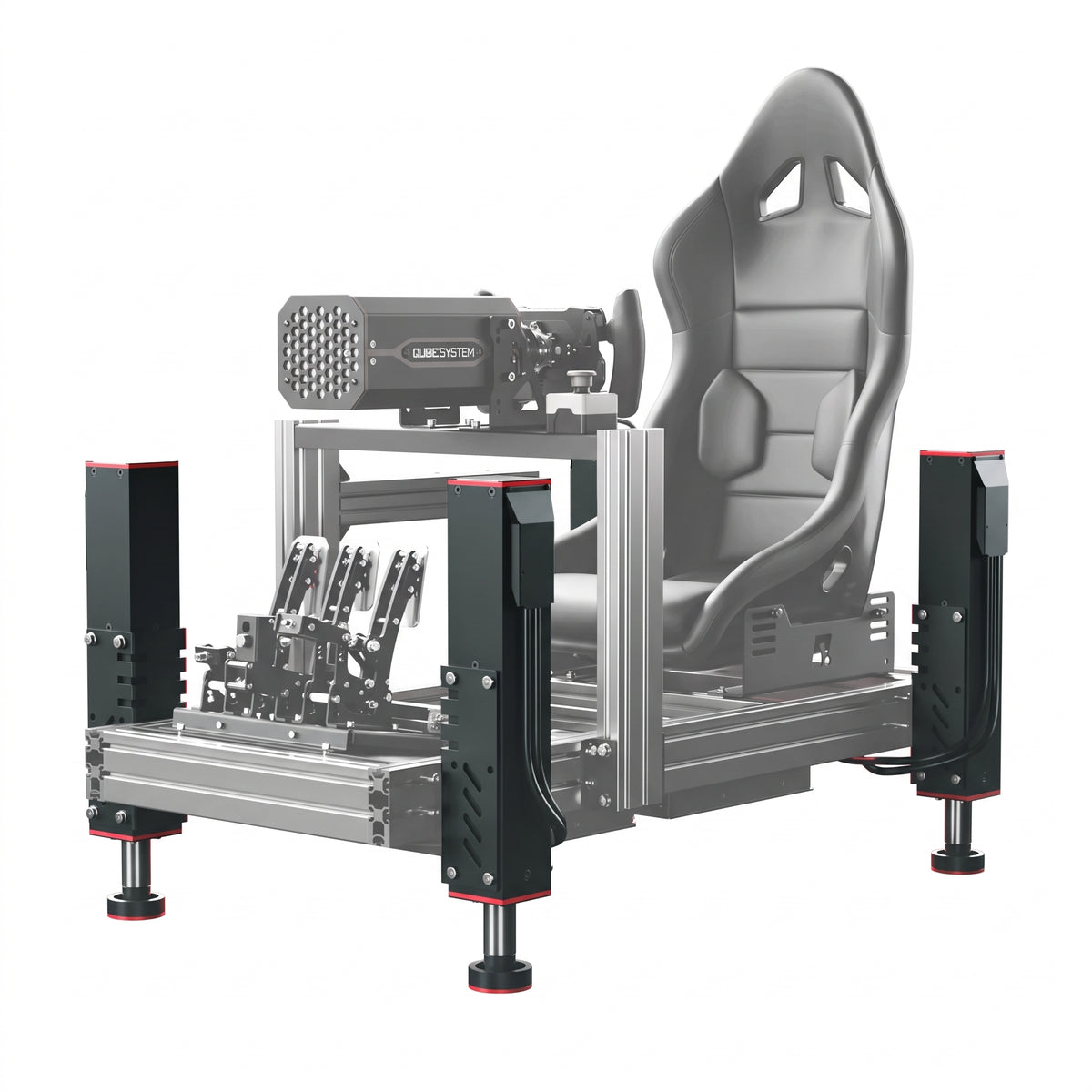 Qubic System 3DOF Motion Set | QS-210/QS-220 | True Heave | 4 Actuators Qubic System