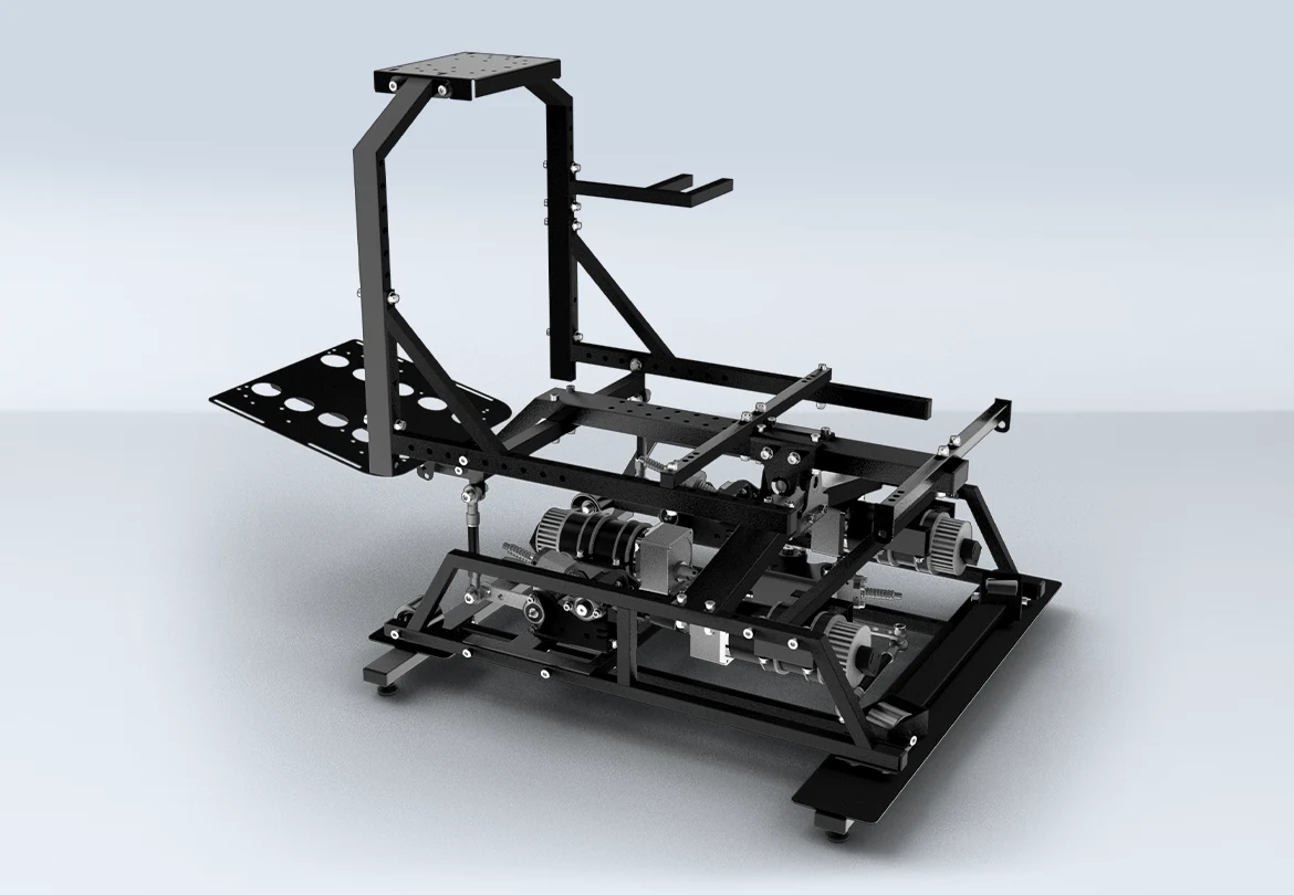DOF Reality H3R | 3DOF Flight Motion Platform with Reducer Gearboxes DOF Reality