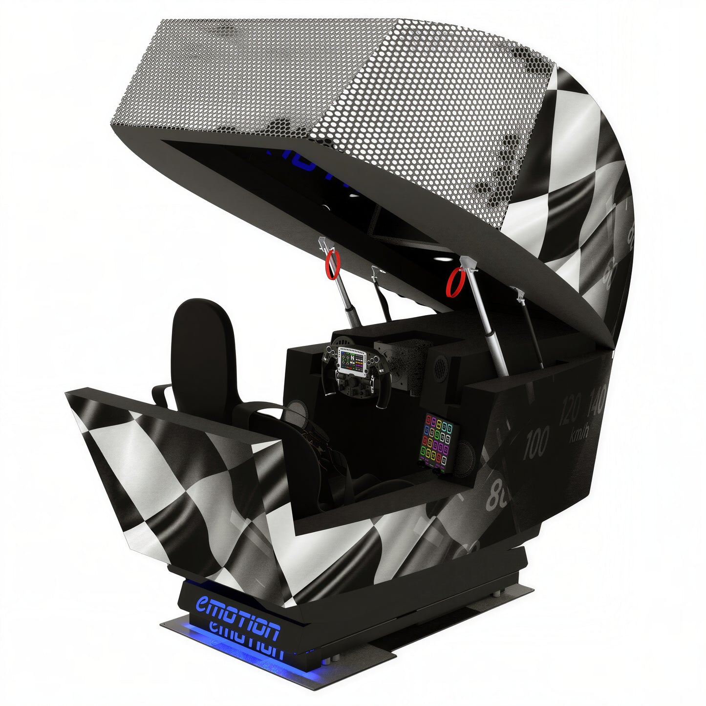 eMotion Le Mans Hypercar Cockpit | Enclosed Full Motion Simulator