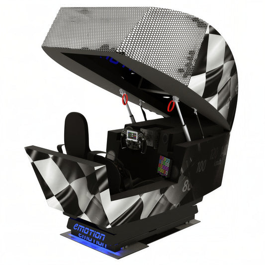 eMotion Le Mans Hypercar Cockpit | Enclosed Full Motion Simulator