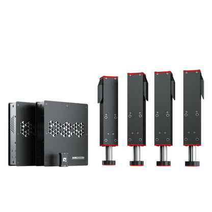 Qubic System QS-210 compact linear actuator set for sim racing and flight sim