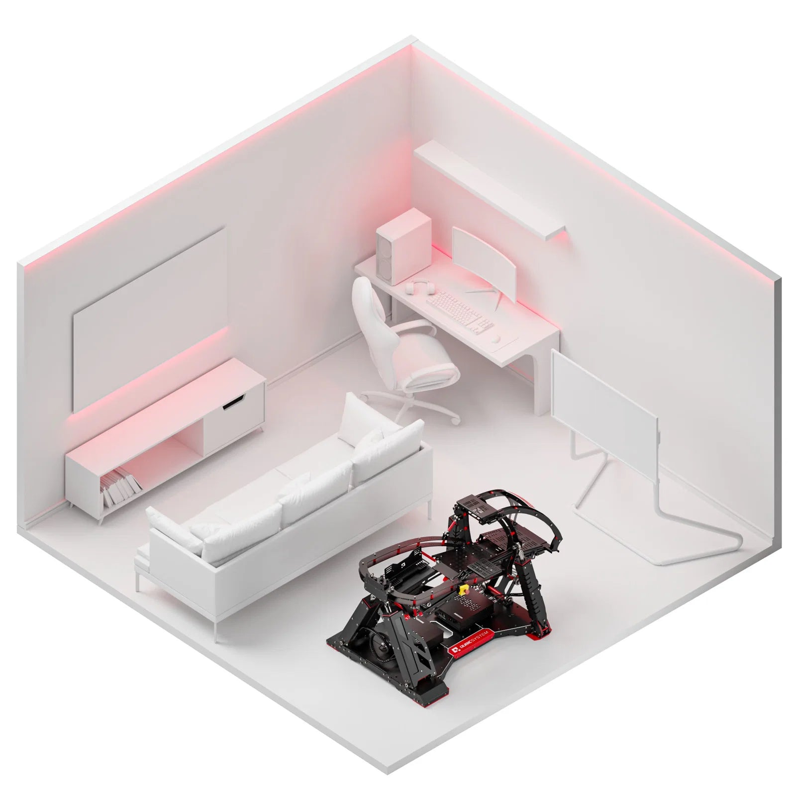 Qubic QS-V20 | 4DOF Industrial Motion Cockpit Qubic System