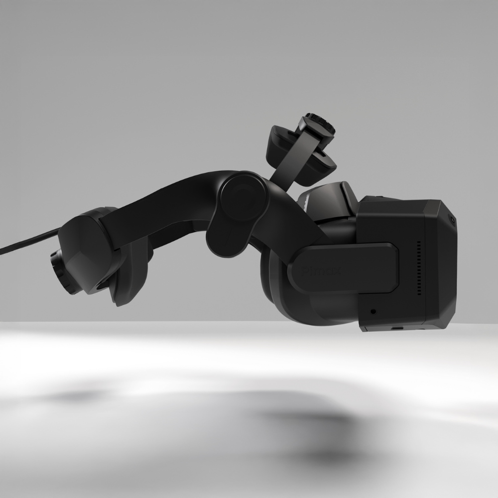 Pimax VR Crystal Super QLED | 50 PPD PCVR Headset | Eye Tracking | SLAM + Controllers