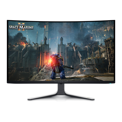 Alienware AW3225QF 32 inch 4K QD-OLED monitor front view