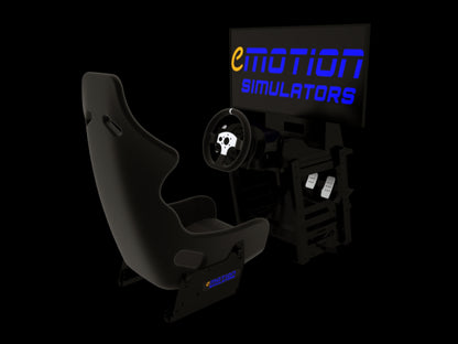 eMotion Single Screen Sim Racing Cockpit | UK Built eMotion Simulators