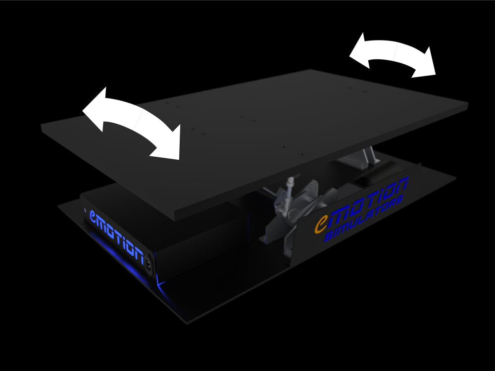 eMotion e2X | Compact Pitch and Roll Motion Platform | UK Built eMotion Simulators