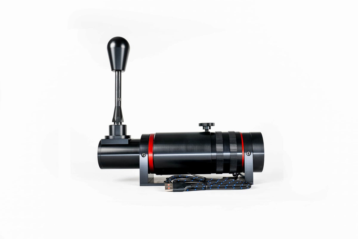 BDH H2SQ shifter side view black and red