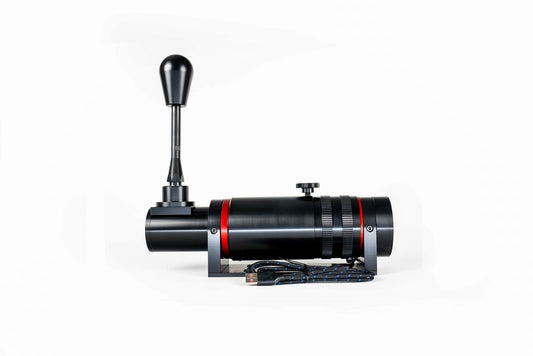 BDH H2SQ shifter side view black and red