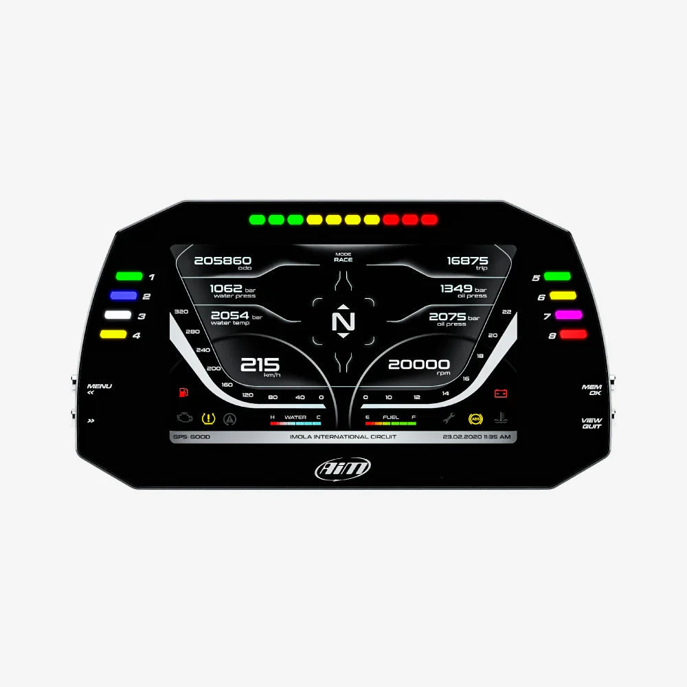 AIM MXG 1.3 Strada 7" NON Logging Digital Dash Display AIM