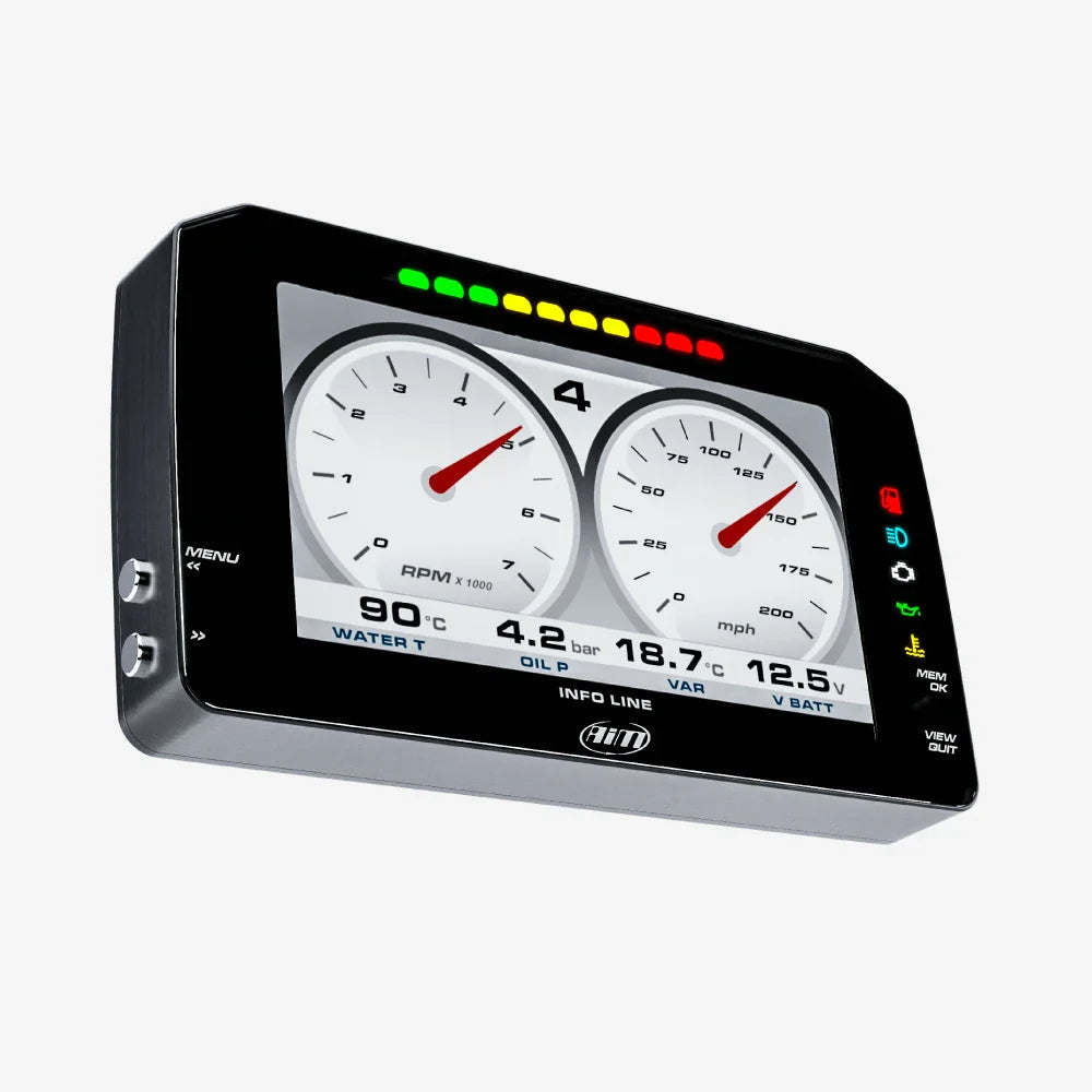 AIM MXP 1.3 Strada 6" NON Logging Digital Dash Display AIM