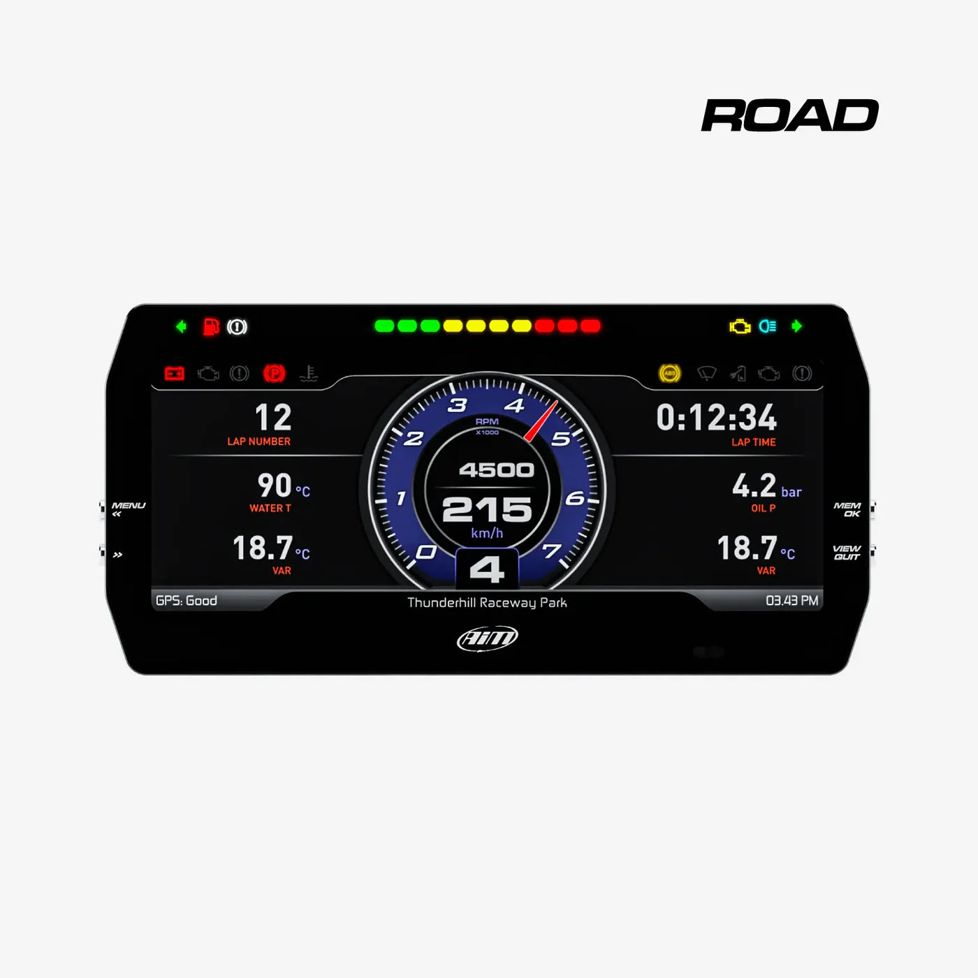 AIM MXT 1.3 Strada 10" NON Logging Digital Dash Display AIM