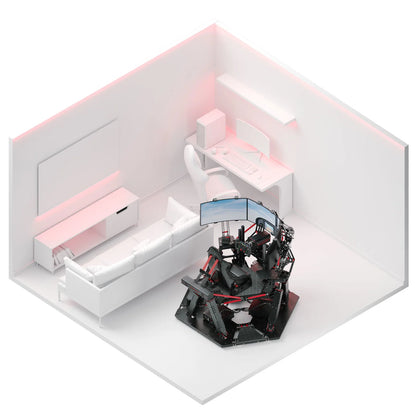 Qubic QS-S25 Spider | 6DOF Professional Motion Cockpit Qubic System